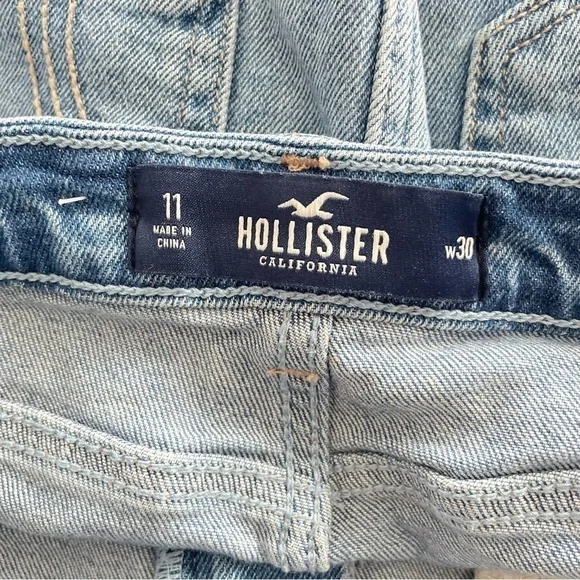 Hollister distressed denim mini skirt size 30 - Picture 5 of 5